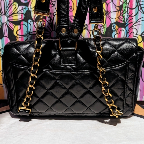 Chanel Matelasse Caviar Black Lambskin Quilted Timeless Square Backpack … - Picture 4 of 9